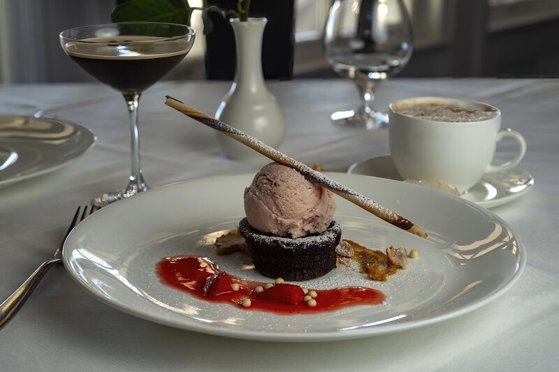 Peanut Butter & Jelly cake dessert